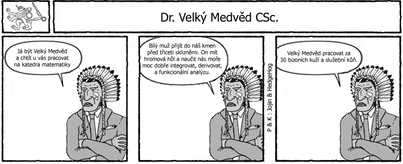 Studentův komiksový strip